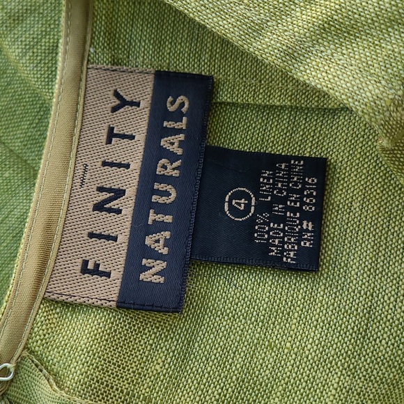Finity Naturals 100% Linen skirt, size 4 - Picture 7 of 9